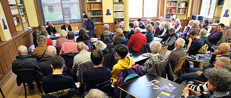 café scientifique à l'Université de Neuchâtel